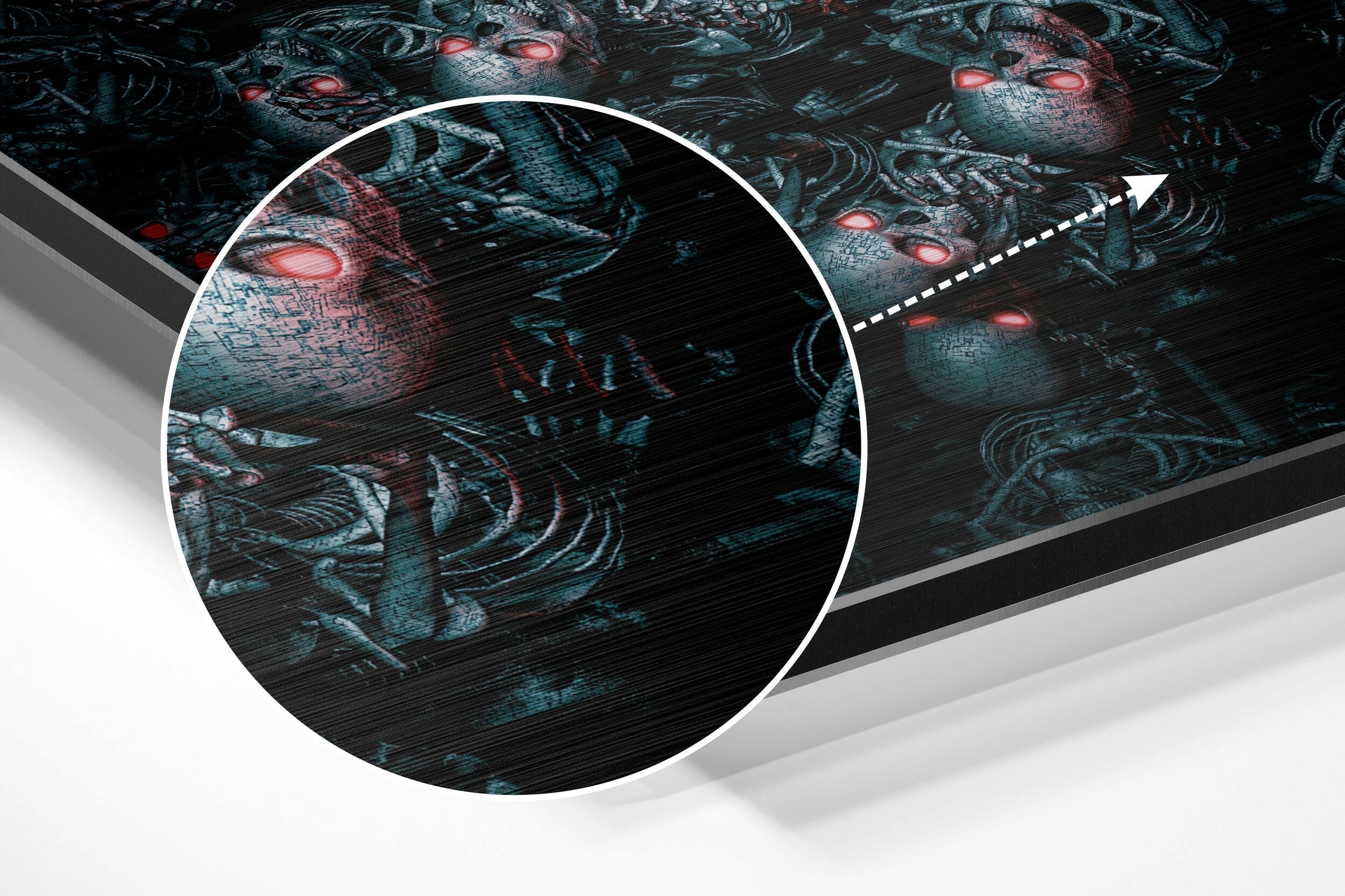 Android Cemetery Brushed Aluminium Dibond Wall Art