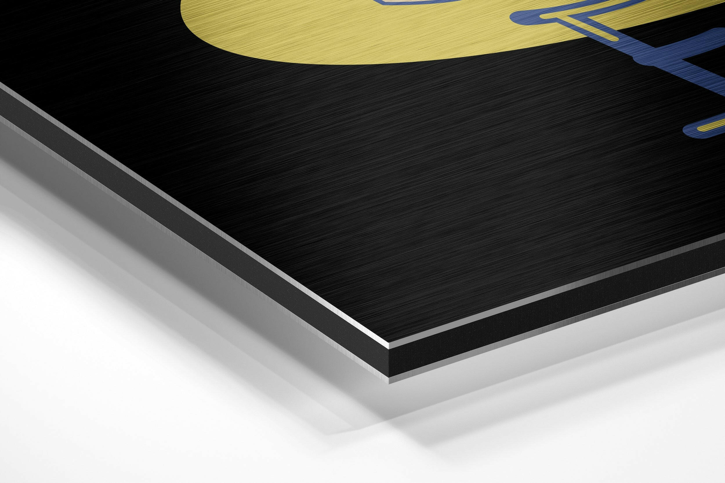 Cake it Easy Brushed Aluminium Dibond Wall Art