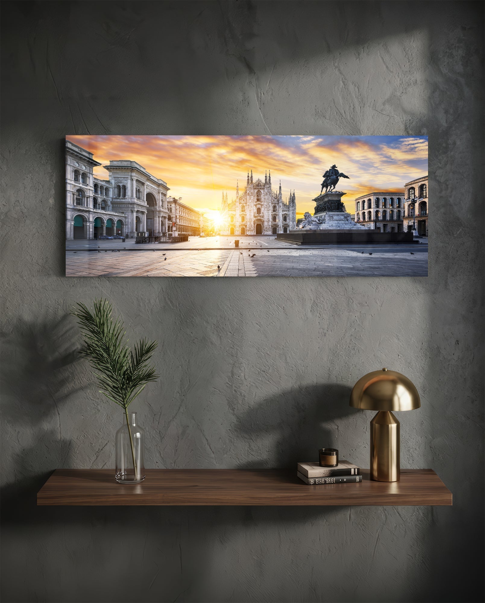 Medieval Glass Wall Art (36"x14")