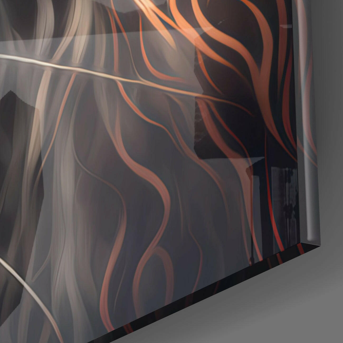 Cat Glass Wall Art || Designers Collection
