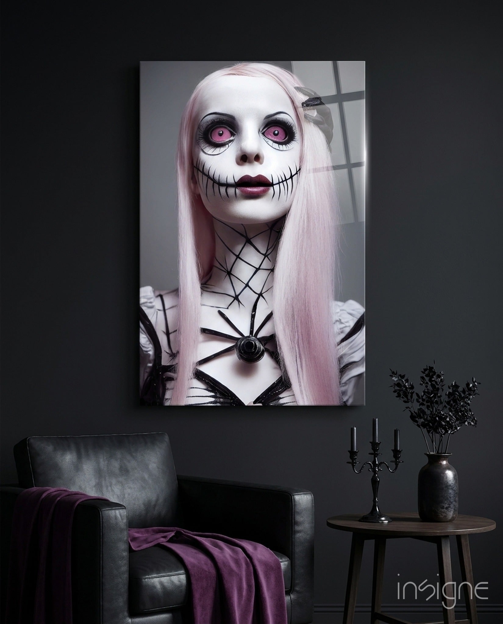 The Puppet Glass Wall Art || Designer Collection