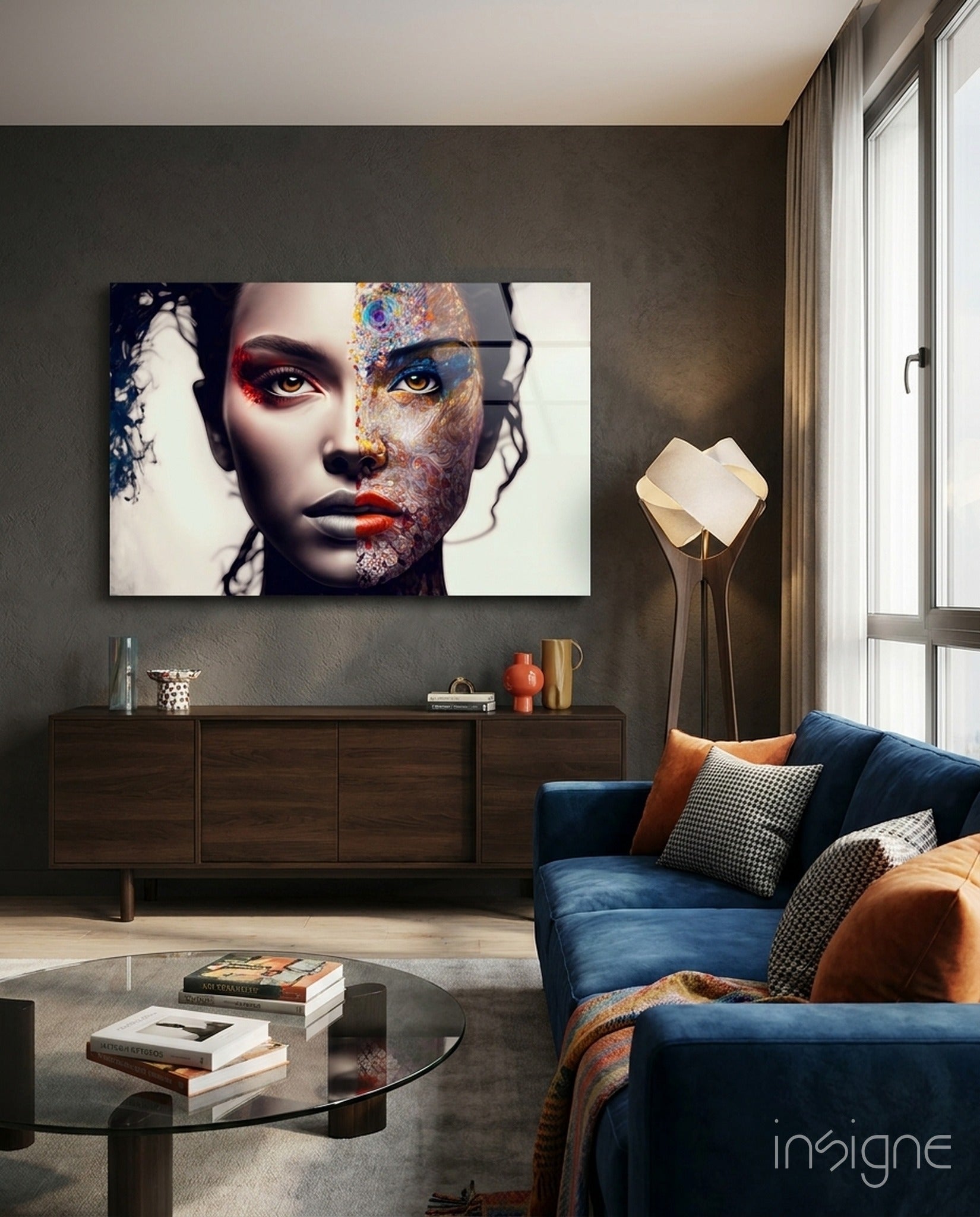 From Cartoon to Reality Glass Wall Art || Designer Collection