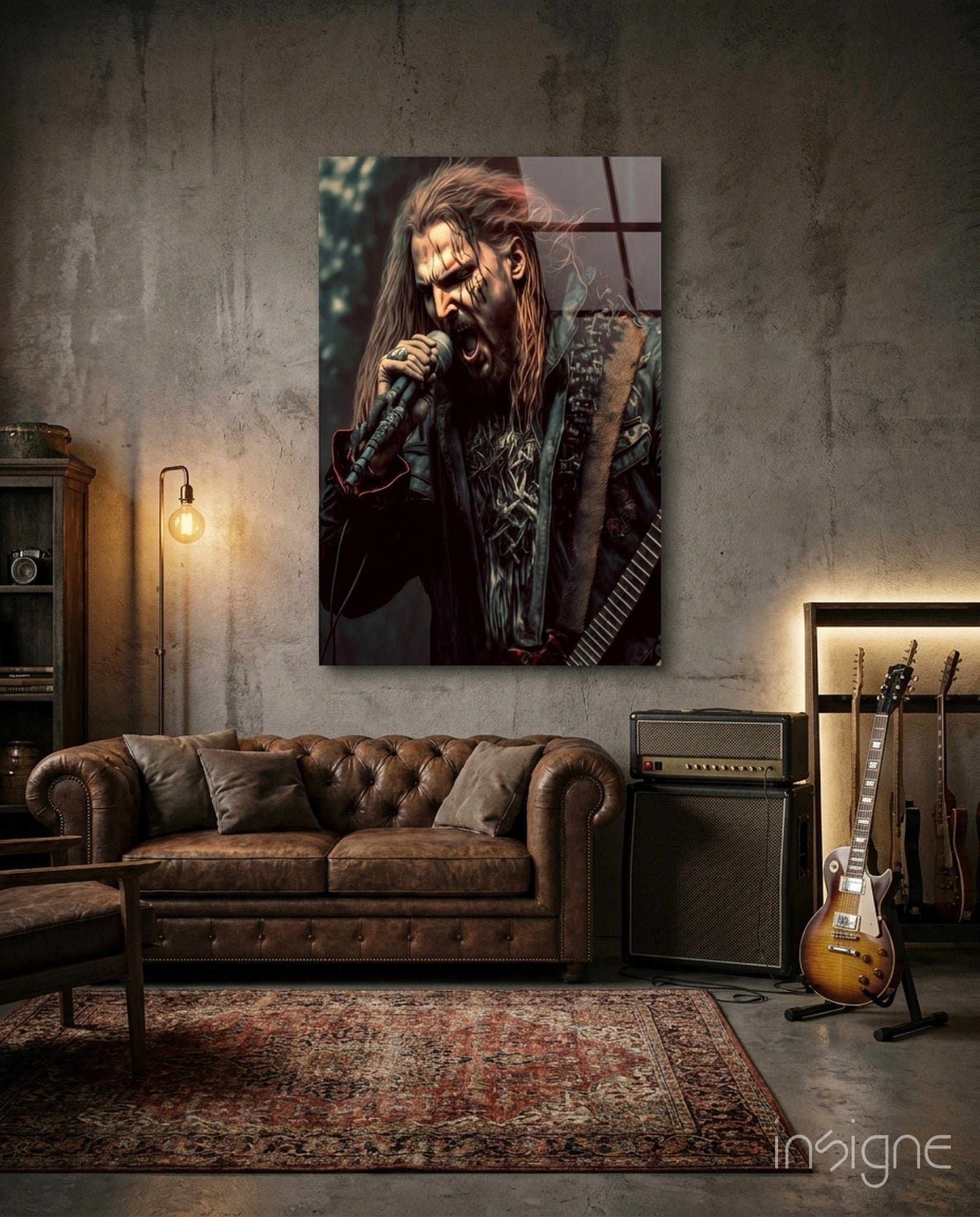 Rockerz Glass Wall Art || Designer Collection