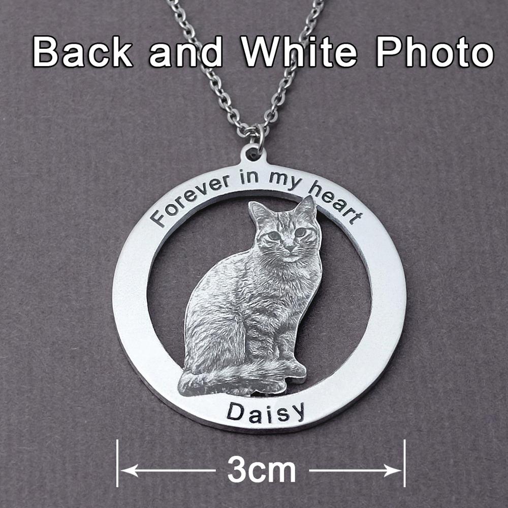 Personalized Photo Necklace,Pet Photo Necklace,Picture Necklace, Memorial Gift