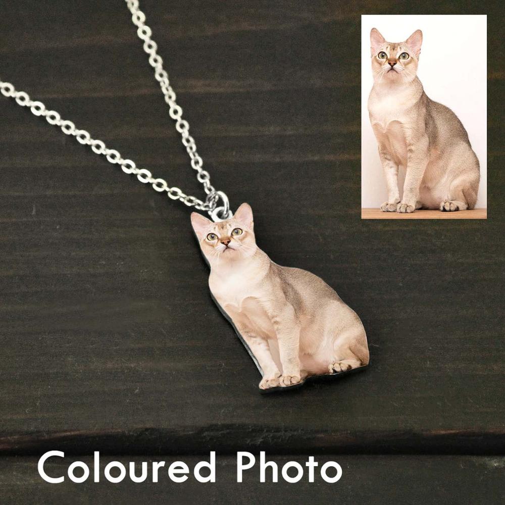 Personalized Photo Necklace,Pet Photo Necklace,Picture Necklace, Memorial Gift