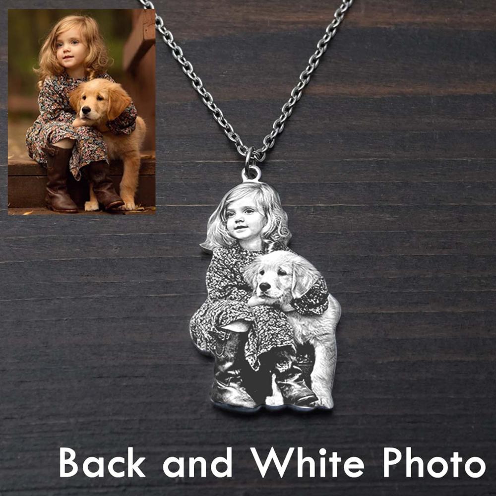 Personalized Photo Necklace,Pet Photo Necklace,Picture Necklace, Memorial Gift