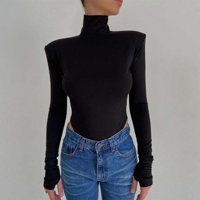 2022 Jumpsuits Women Rompers Sexy Club Hollow Out Backless Bodysuits Casual Long Sleeve Solid Slim