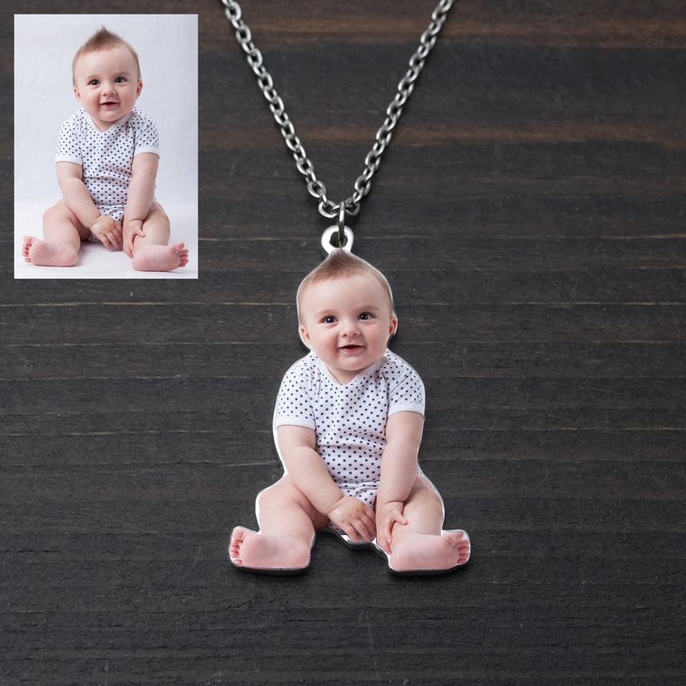 Personalized Photo Necklace,Pet Photo Necklace,Picture Necklace, Memorial Gift