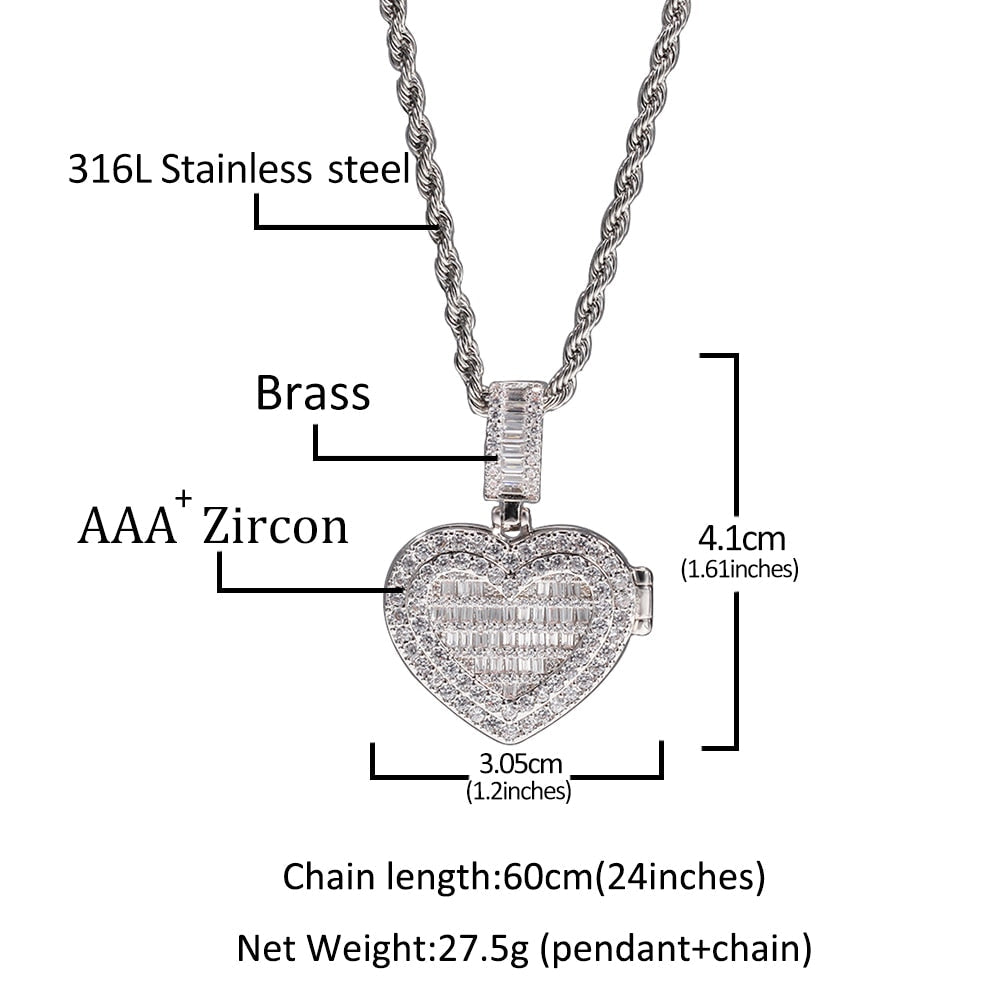 heart locket necklace
