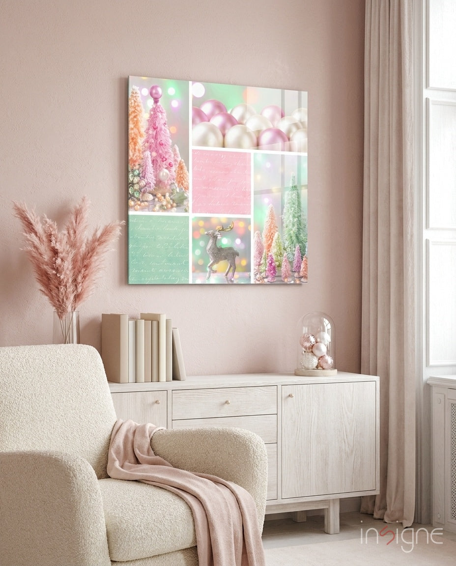 Christmas Glass Wall Art
