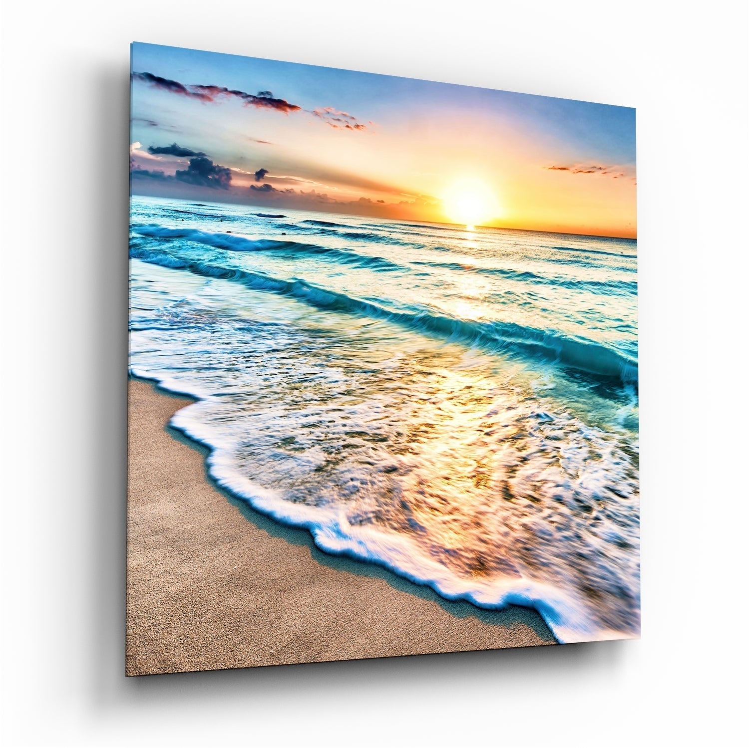 Sunset Glass Wall Art