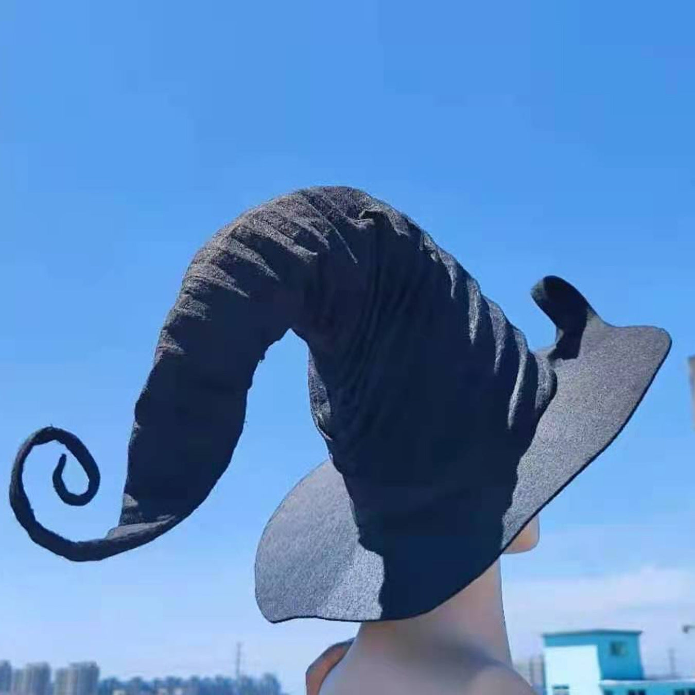 Halloween black magic witch hat