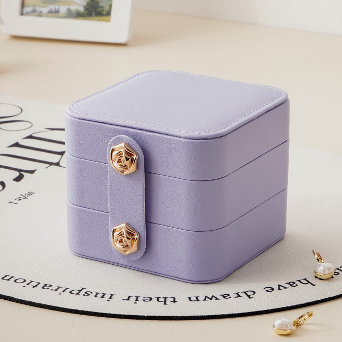 Three-layer magic cube jewelry box