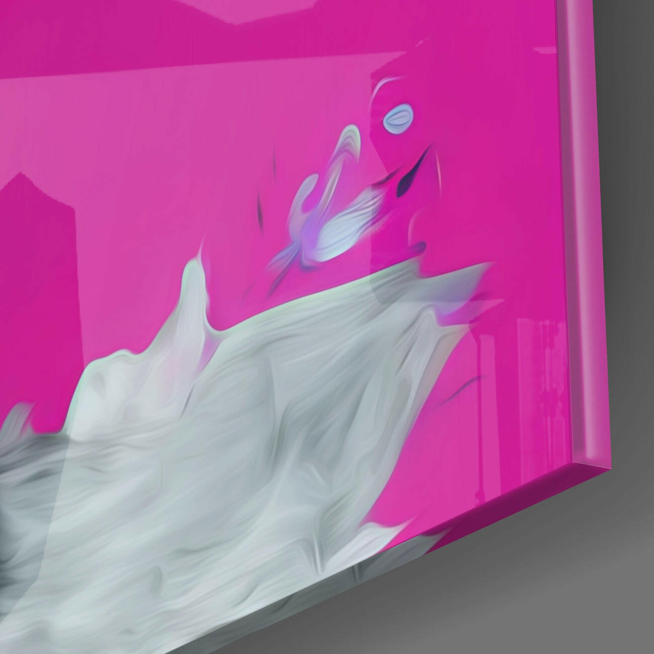 Geometric Mind Abstraction Glass Wall Art || Designers Collection