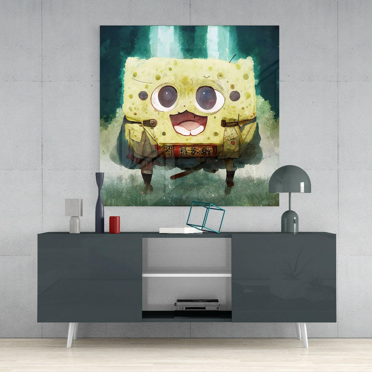 Sponge Glass Wall Art || Designer Collection