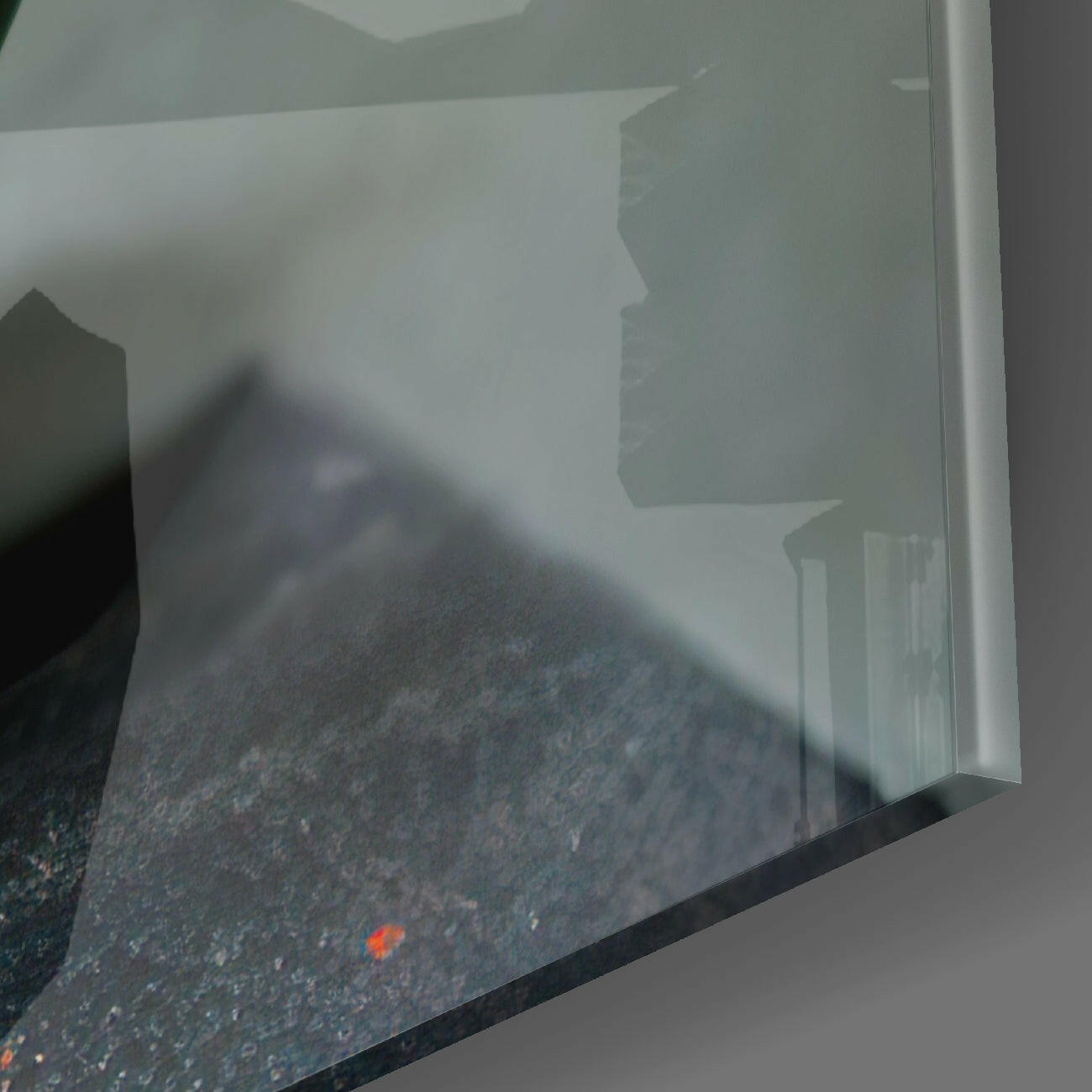 Evil Pumpkin Glass Wall Art || Designers Collection