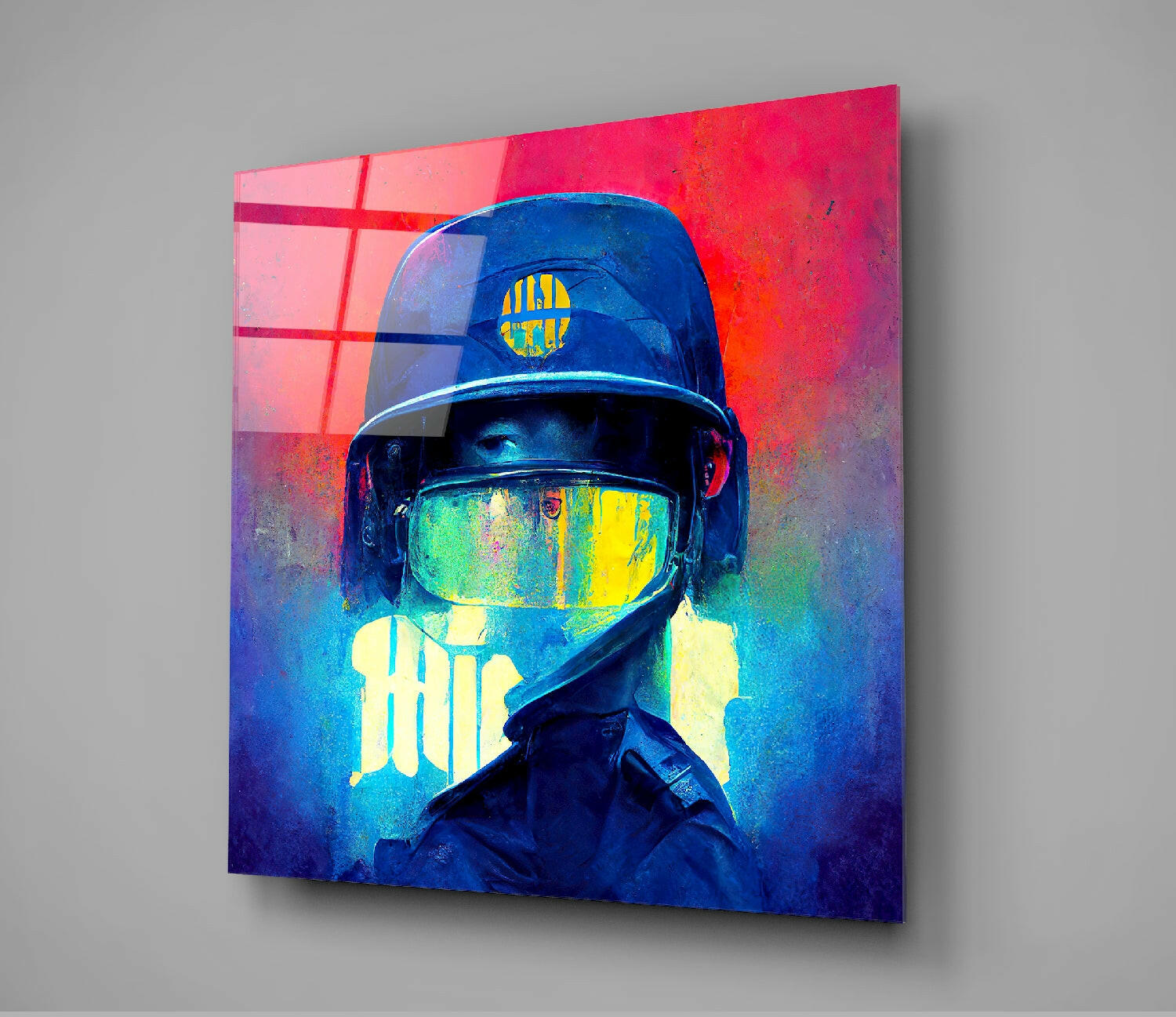 The Guardian Glass Wall Art || Designer Collection