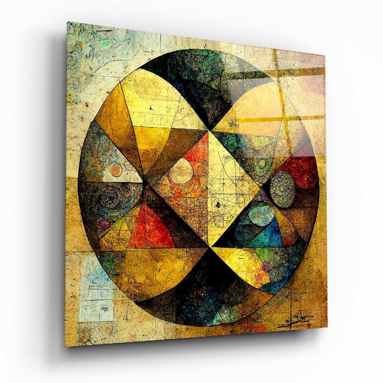 Sphere Glass Wall Art || Designer Collection