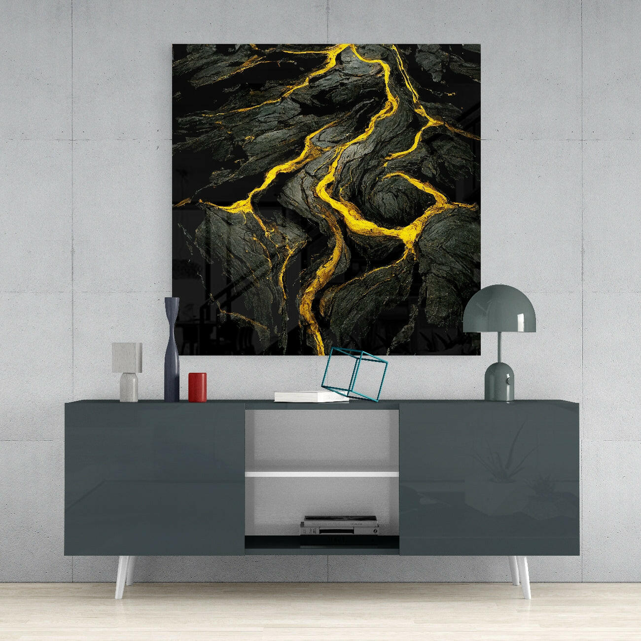 Lava Glass Wall Art || Designer Collection