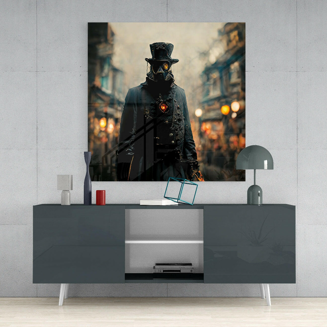 Warrior Glass Wall Art || Designer Collection