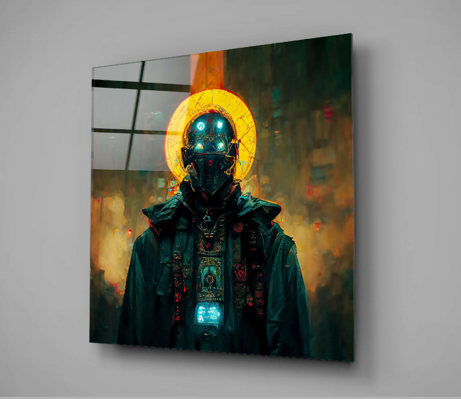 The Conqueror Glass Wall Art || Designer Collection