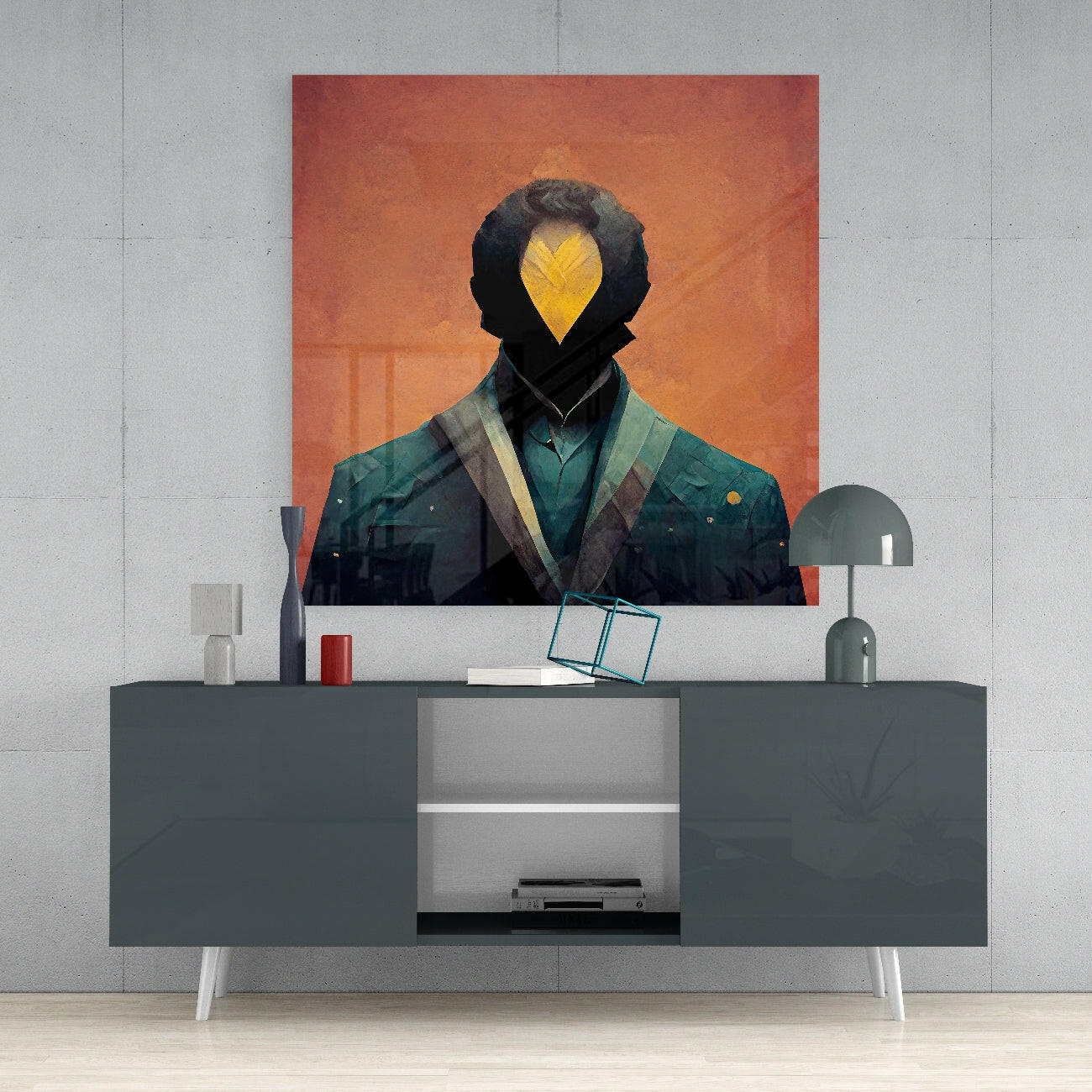 Who Glass Wall Art || Designer Collection