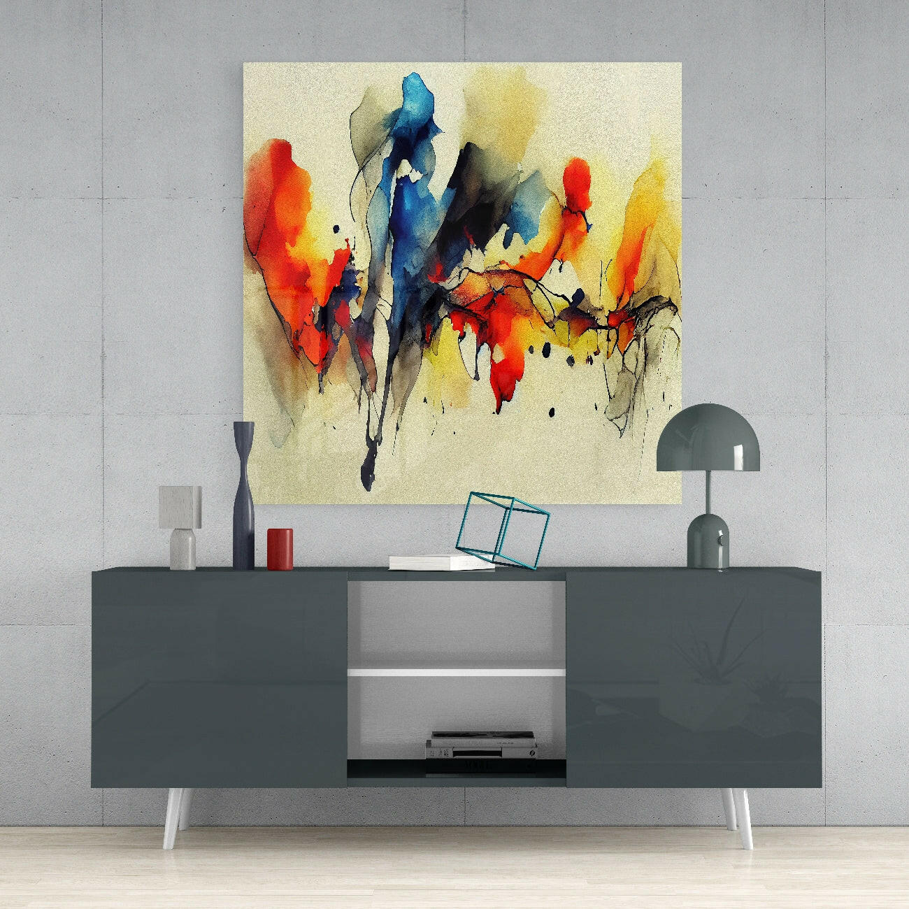 Frequency Glass Wall Art || Designers Collection