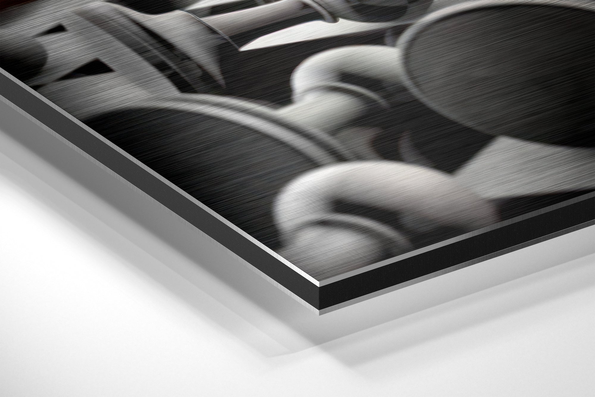 Don’t Stop Brushed Aluminium Dibond Wall Art