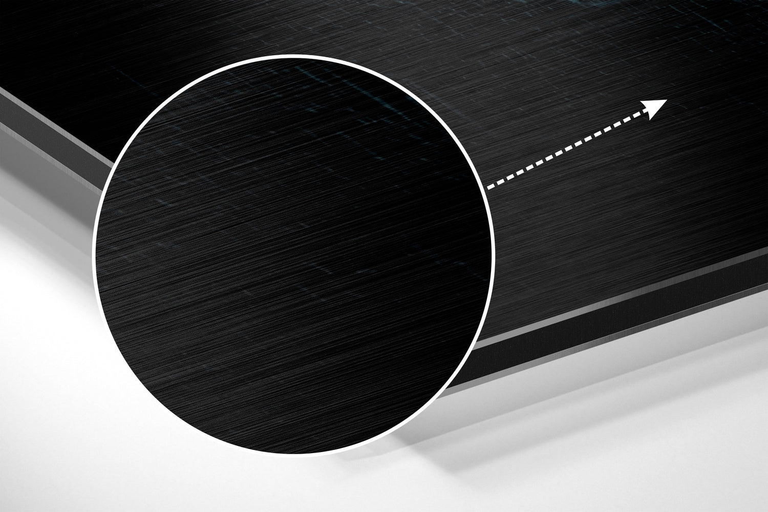 Stay in the Loop Brushed Aluminium Dibond Wall Art