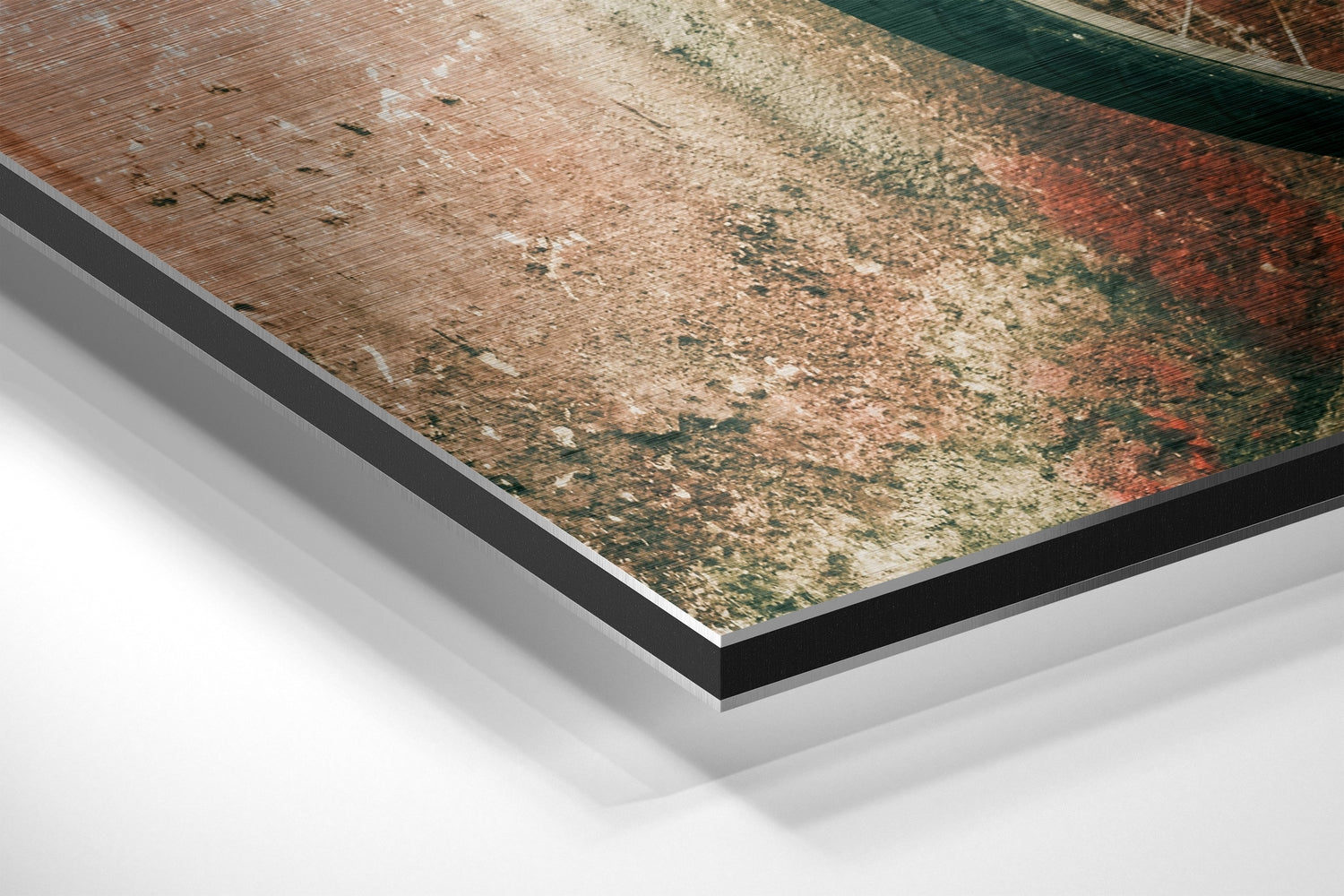 Retro Bcycle Brushed Aluminium Dibond Wall Art