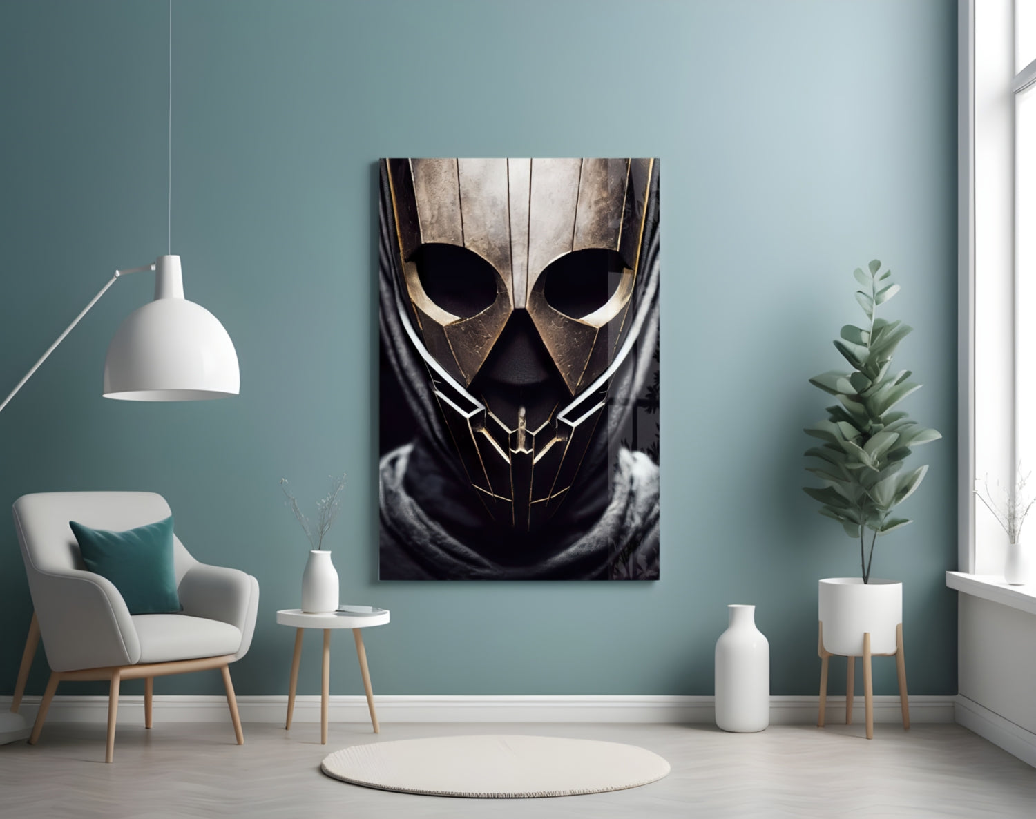 Peace Fighter Glass Art || Designer Collection