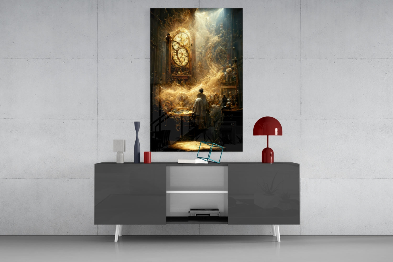 Time Flow Glass Art || Designer Collection