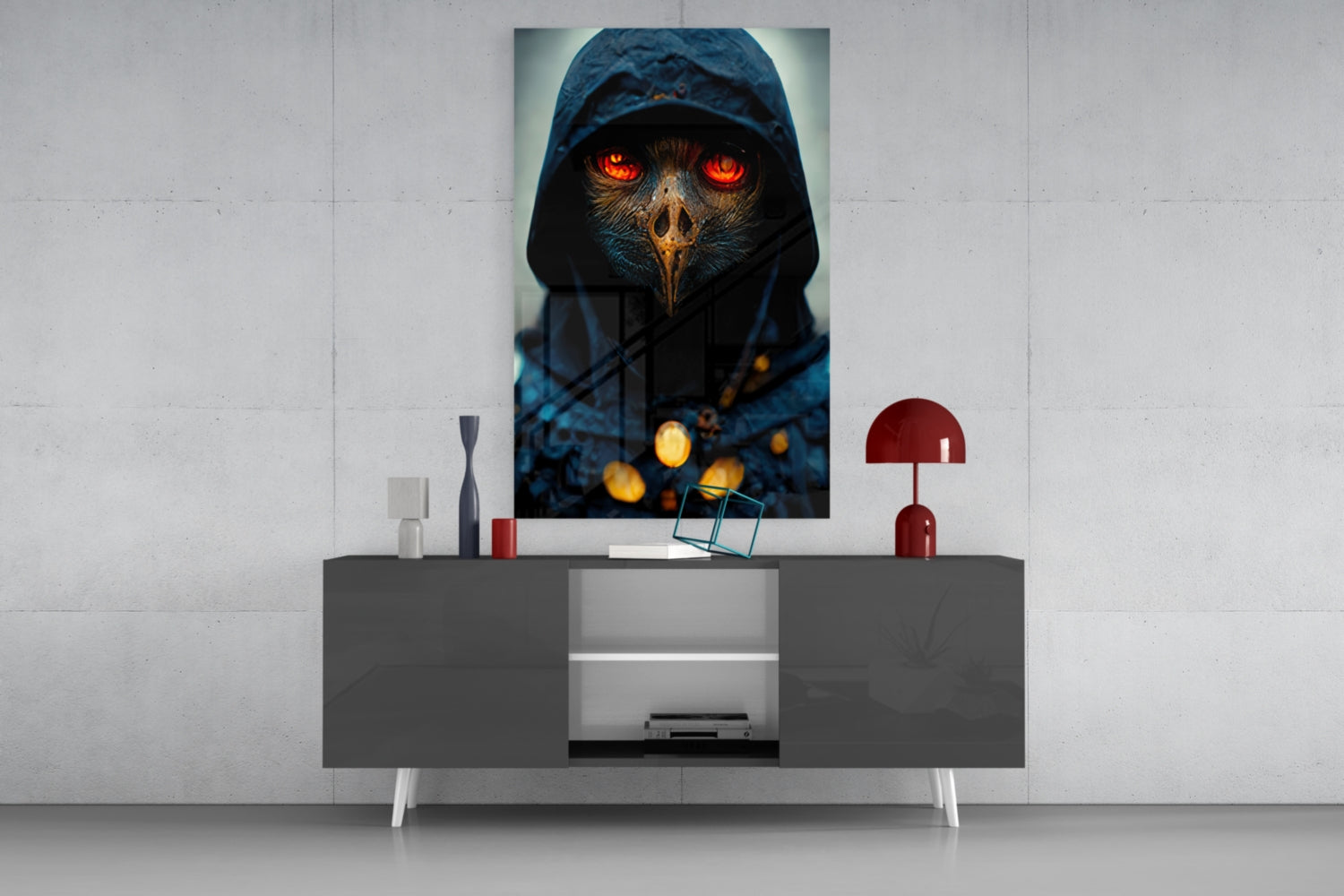 Fiery Eyes Glass Art || Designers Collection