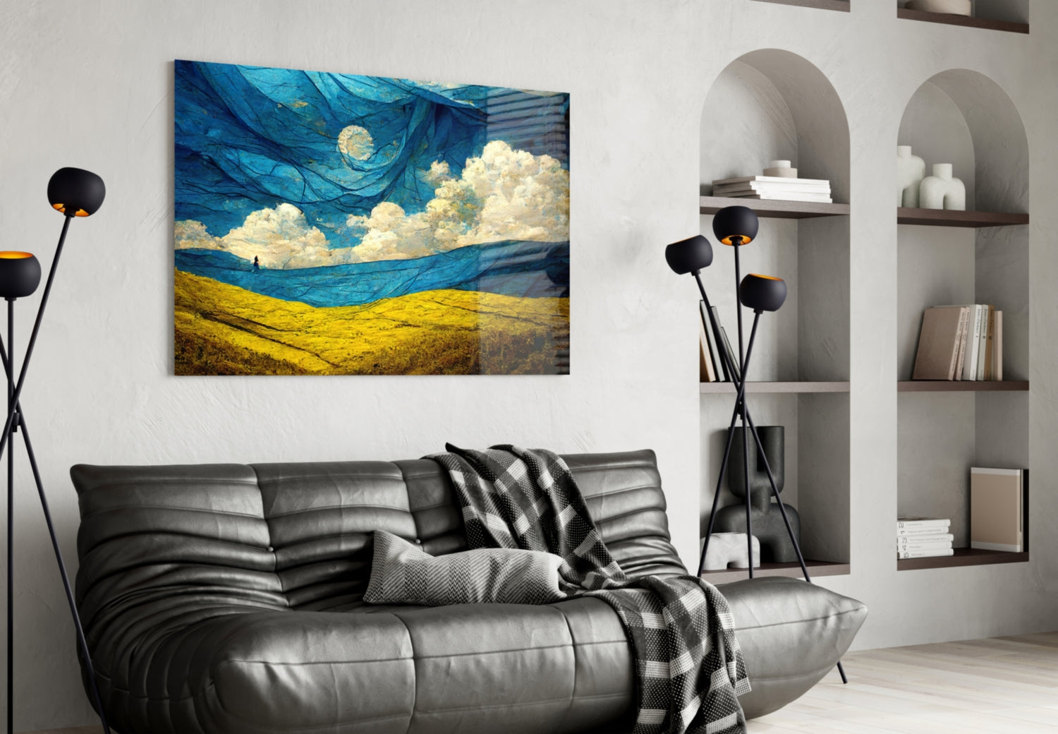 Dancing Sky Glass Art || Designers Collection