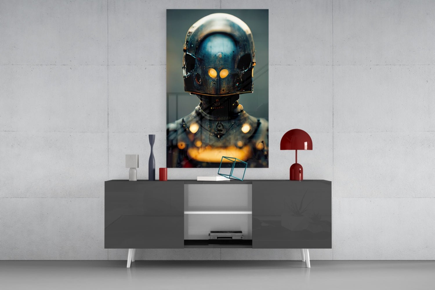Fighter Glass Art || Designer Collection