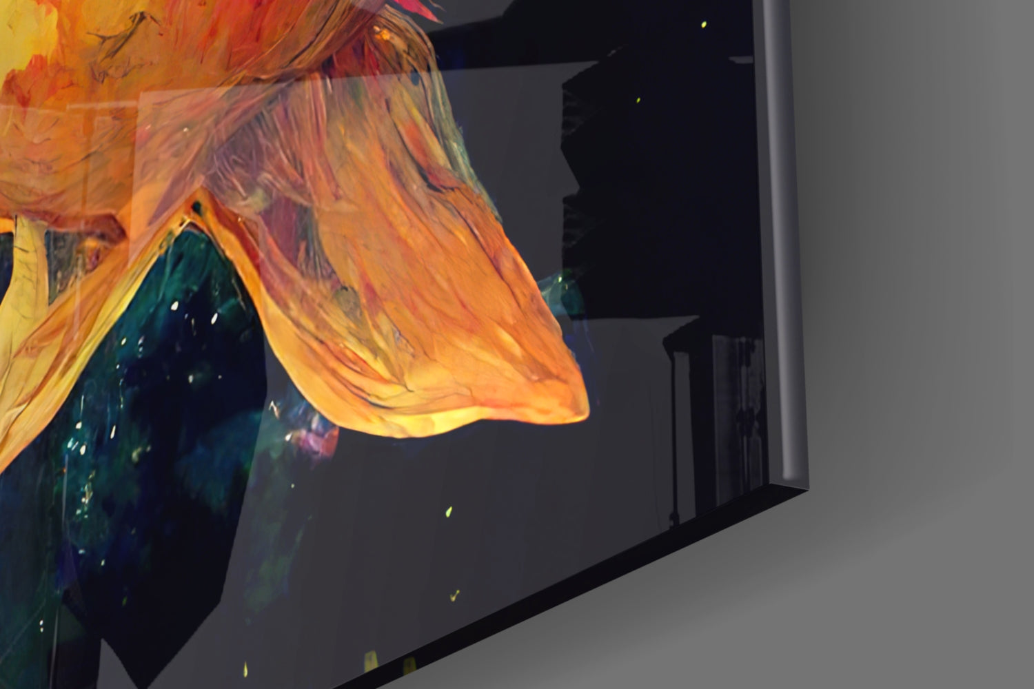 Space Aquarium Glass Wall Art || Designer Collection