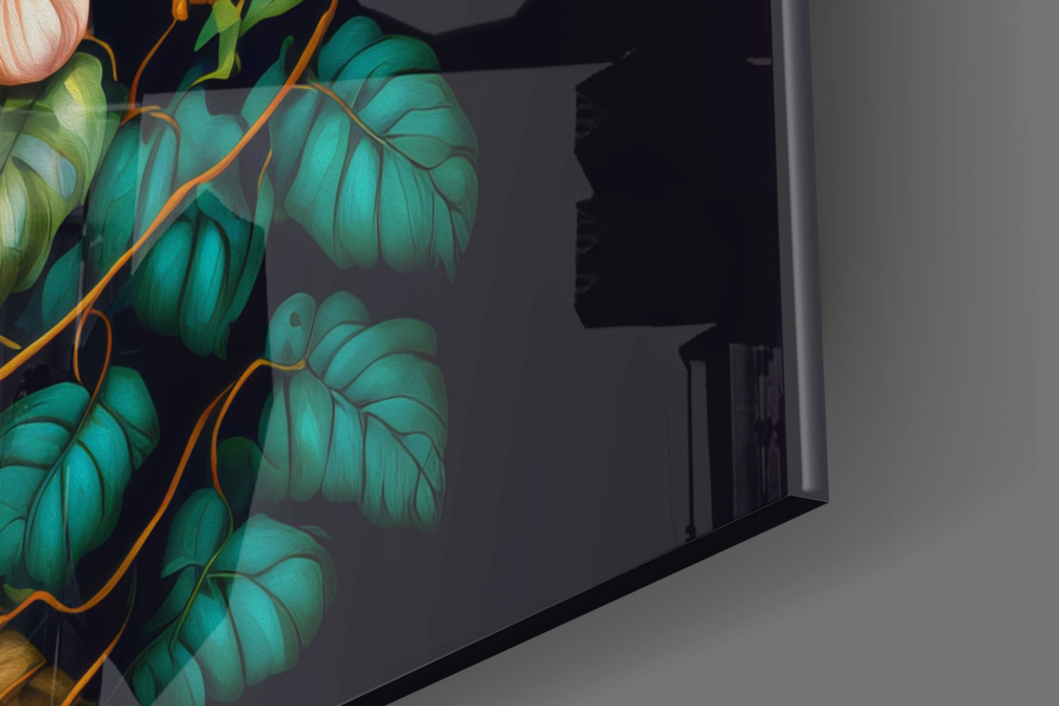 Tropical Birds Glass Wall Art || Designers Collection