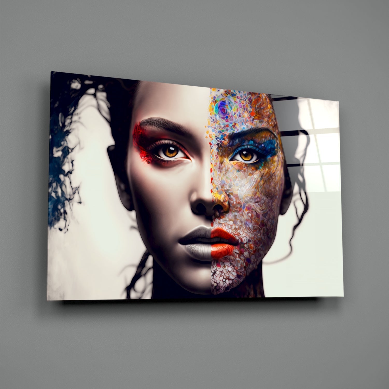 From Cartoon to Reality Glass Wall Art || Designer Collection