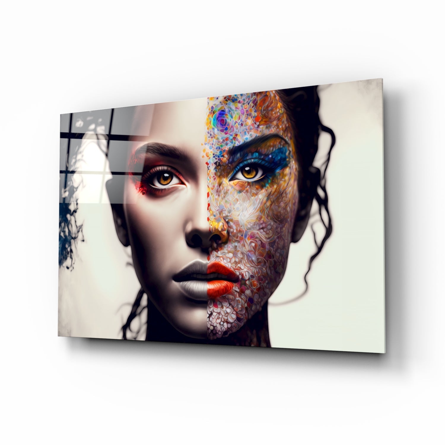 From Cartoon to Reality Glass Wall Art || Designer Collection