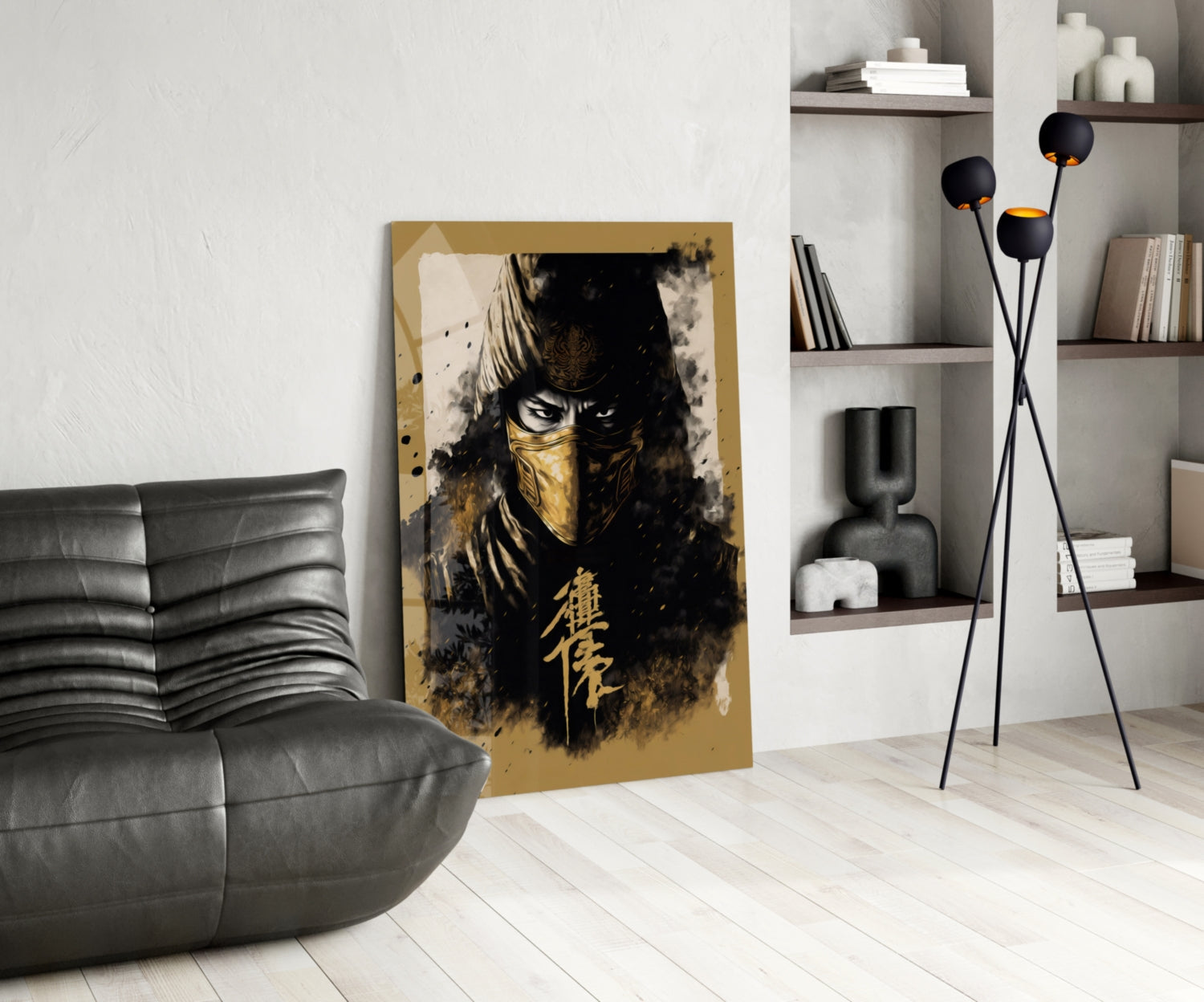 Master Fighter Glass Wall Art || Designer Collection