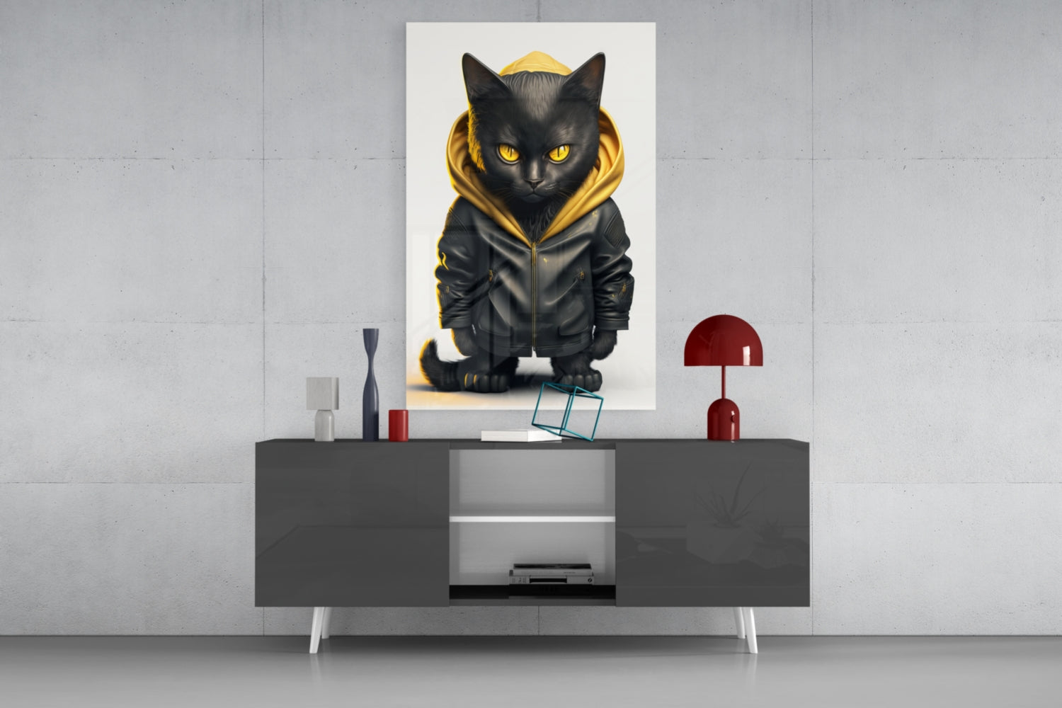 Cutie Cool Glass Wall Art || Designers Collection