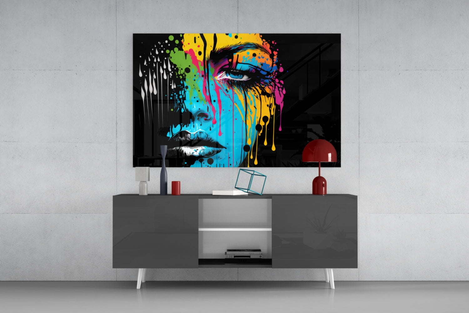Melting Beauty Glass Wall Art || Designer Collection