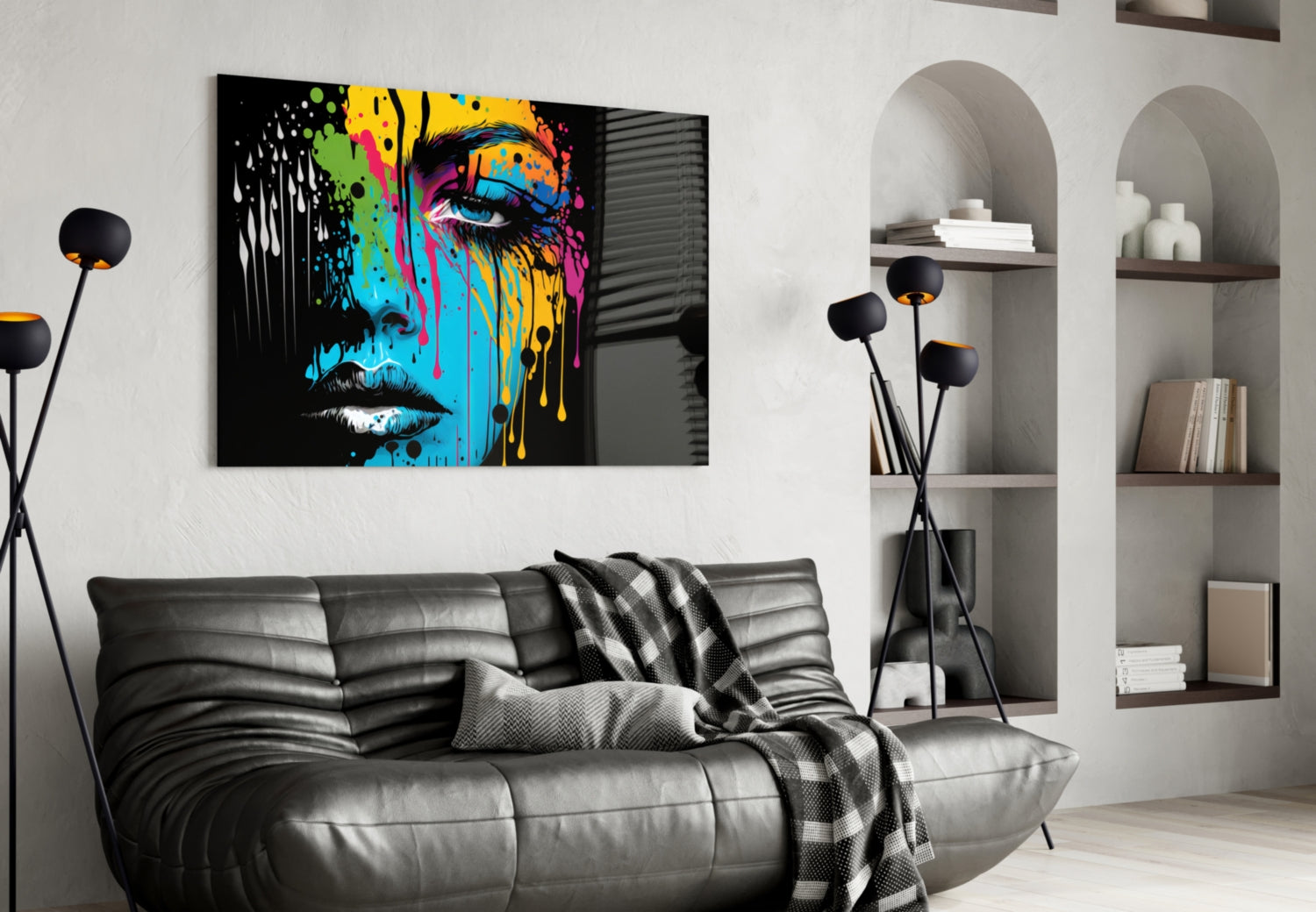 Melting Beauty Glass Wall Art || Designer Collection
