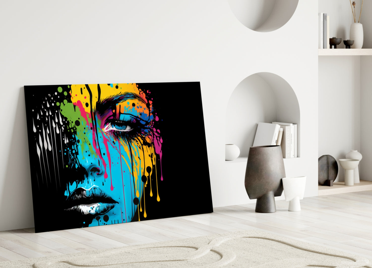 Melting Beauty Glass Wall Art || Designer Collection