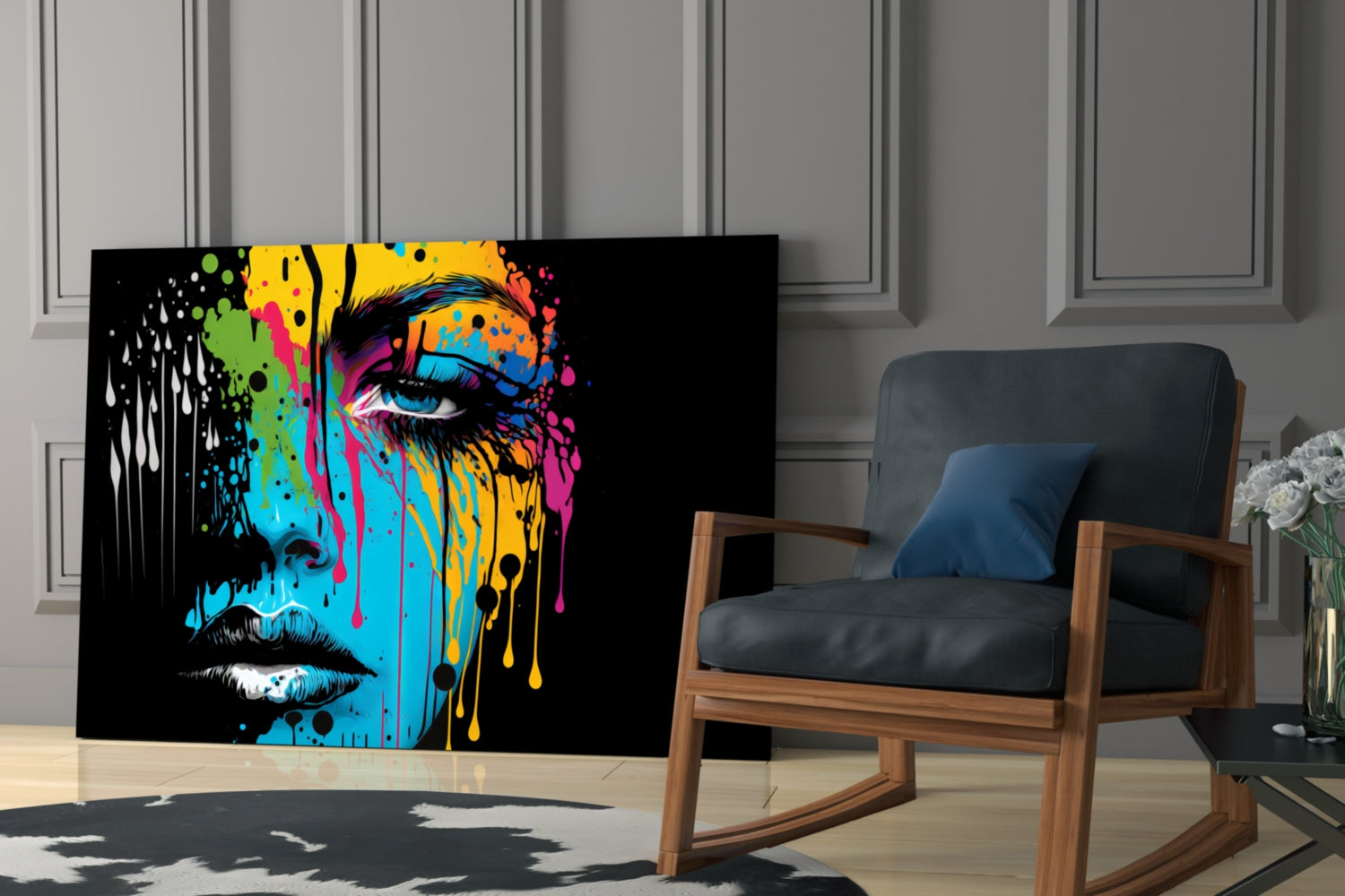 Melting Beauty Glass Wall Art || Designer Collection