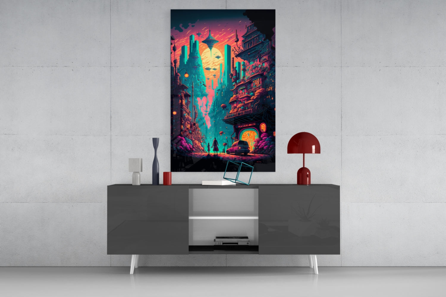 Dream of a New Life Glass Wall Art || Designers Collection