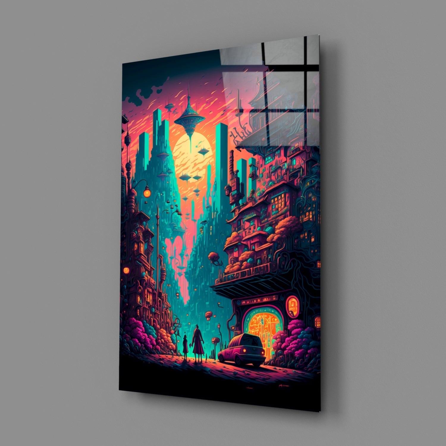 Dream of a New Life Glass Wall Art || Designers Collection