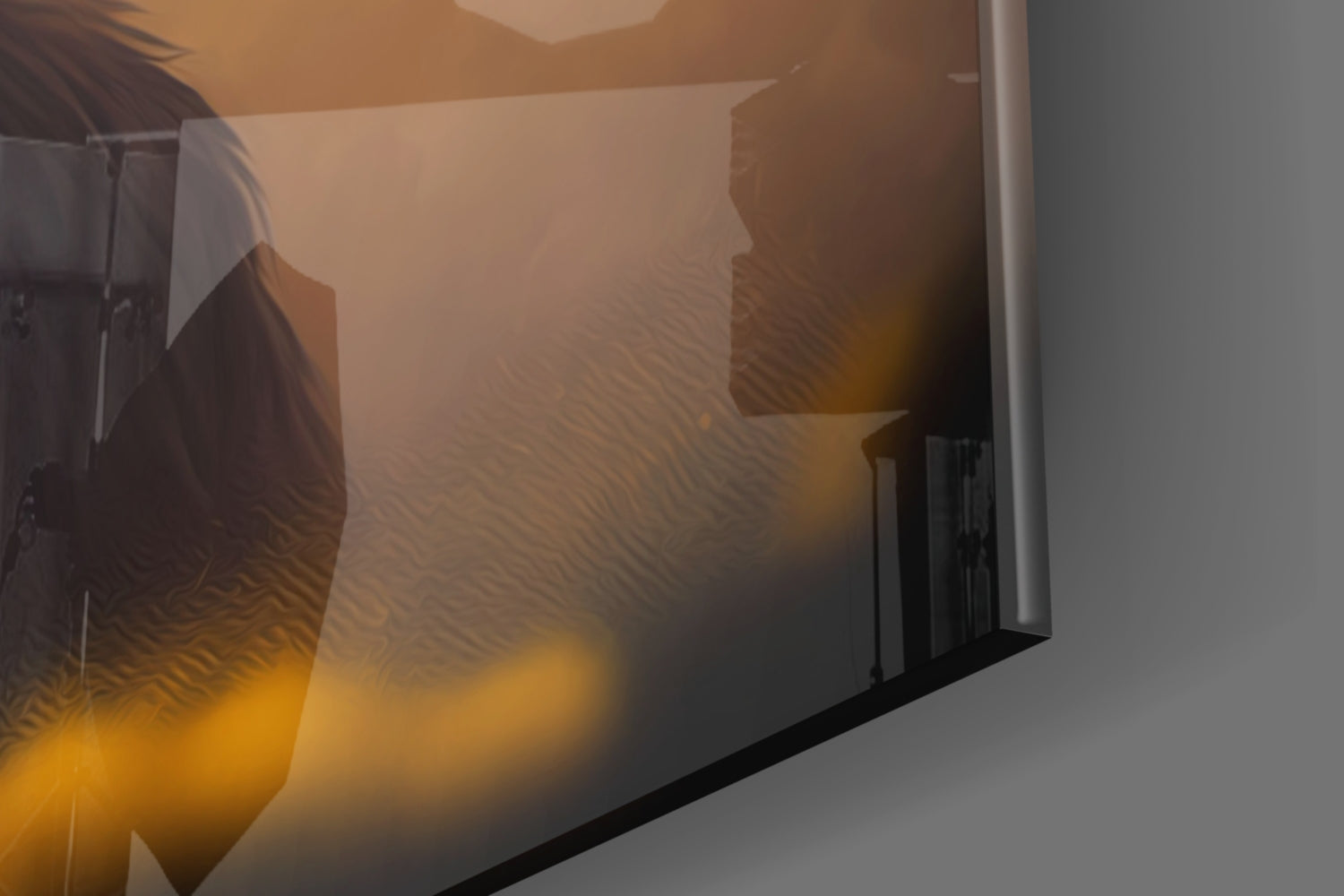Wise Monkey Glass Wall Art || Designers Collection
