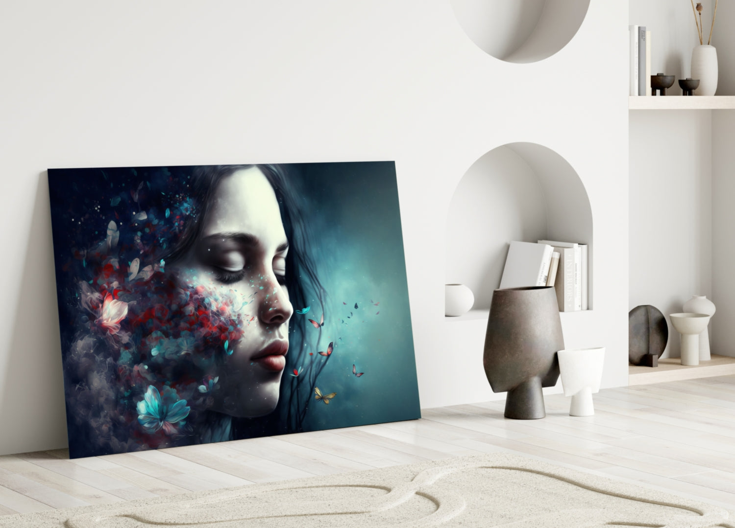 Butterfly Dreams Glass Wall Art || Designer Collection