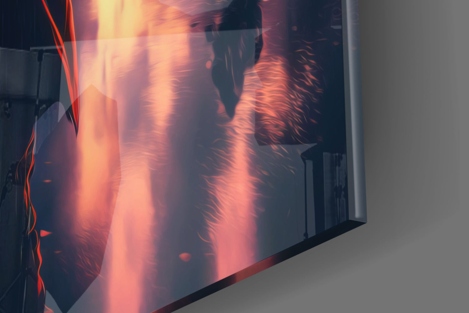 Cyberpunk Glass Wall Art || Designers Collection